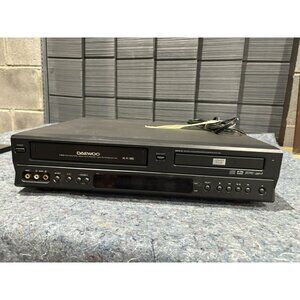 DAEWOO VCR/DVD Combo Player DV6T811N Hifi And‎ Quick Copy Fast Shipping!